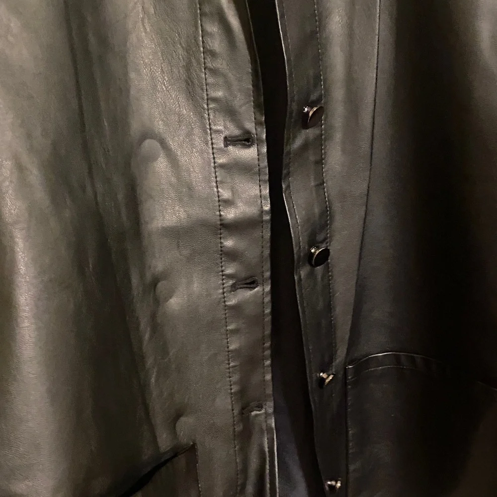 SHEIN women leather